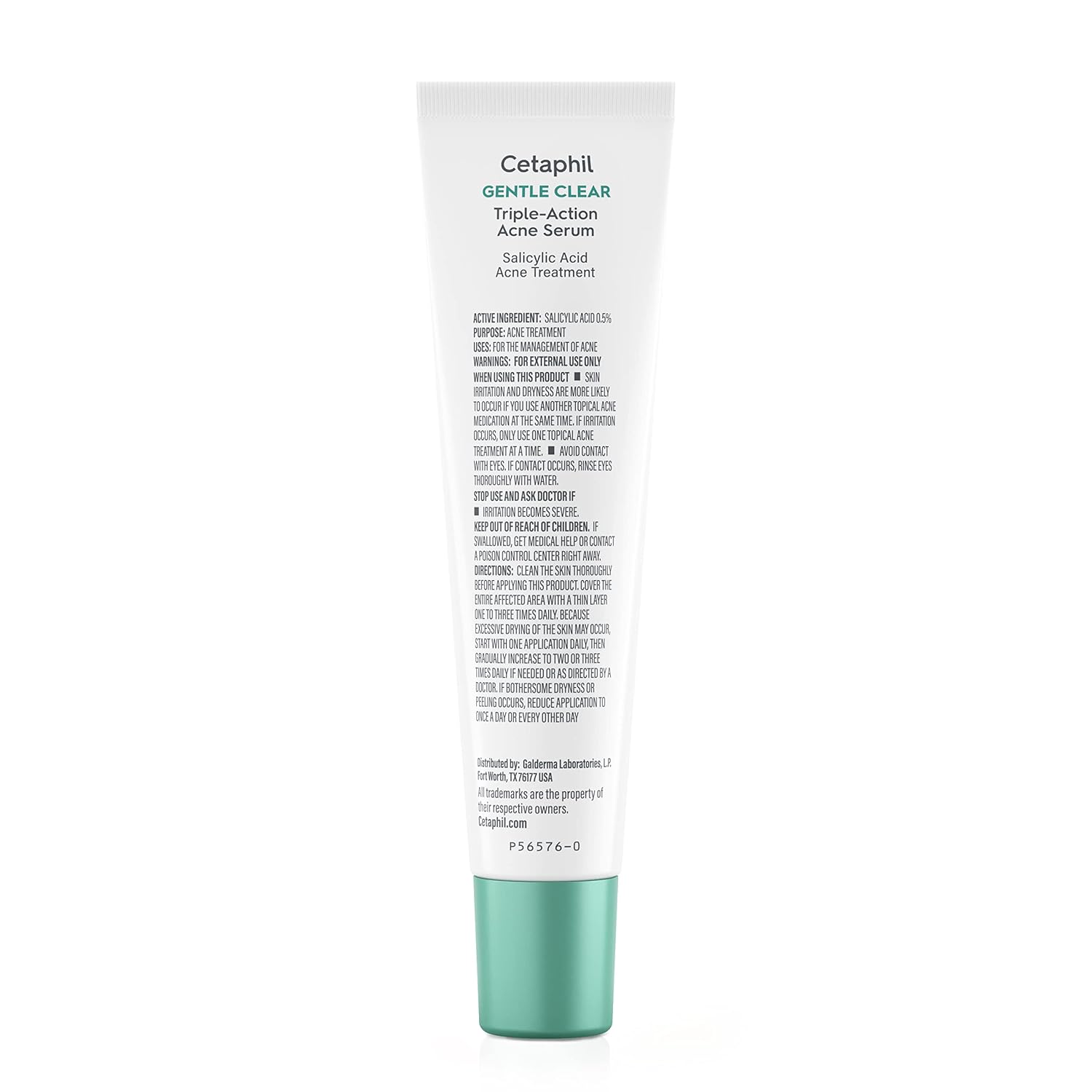 Cetaphil Gentle Clear Acne Serum Salicylic Acid Treatment, 1oz | Triple-Action Acne Serum, Treats And Prevents Breakouts, Fades Post-Acne Marks, Salicylic. — photo 2