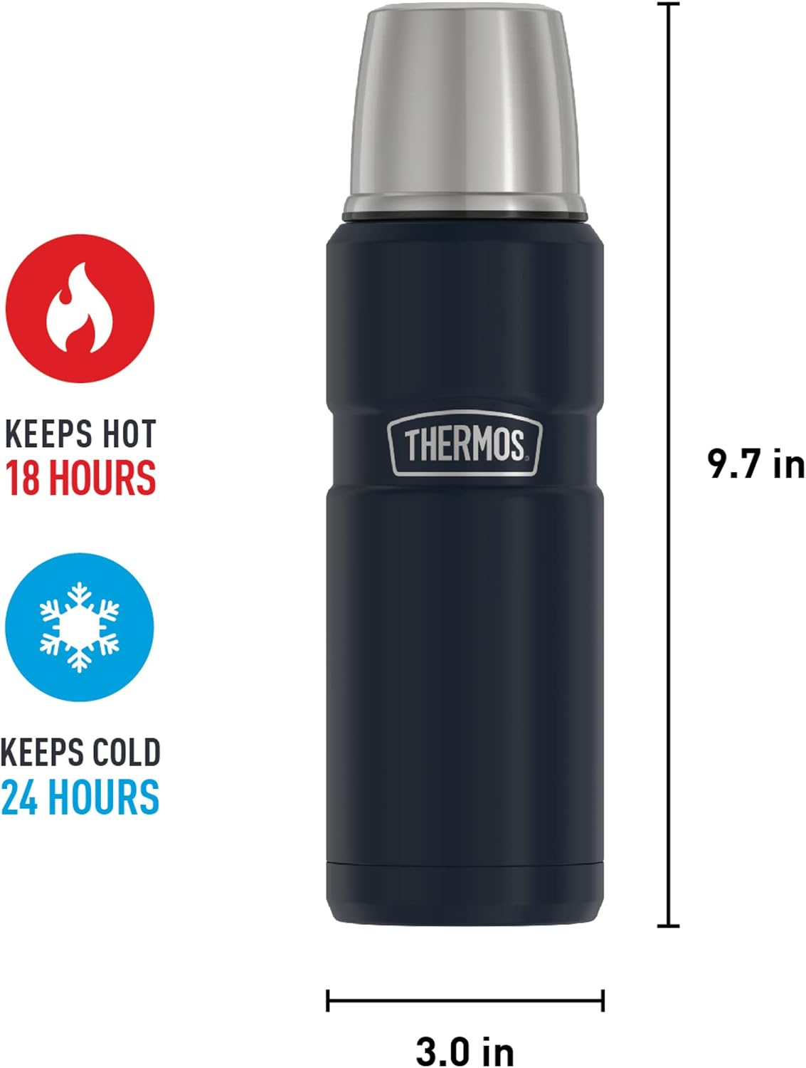 Genuine Thermos Brand Stainless KingFlask 1.2L — photo 4