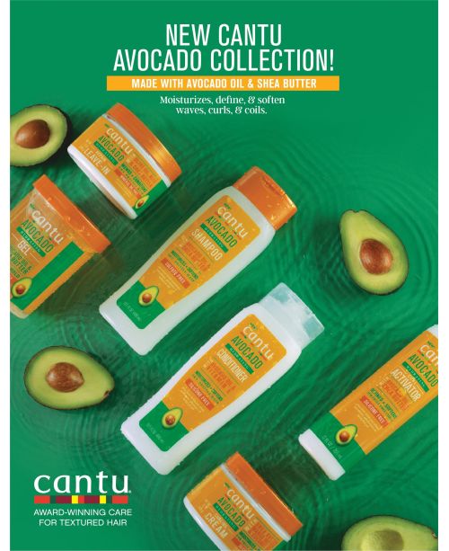 Cantu Avocado Curl Activator Cream 12 fl oz with avocado oil and shea butter