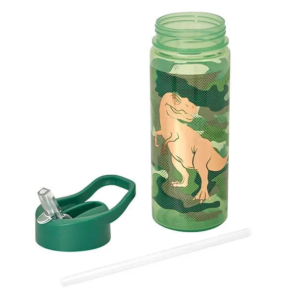 Polar Gear Camo Dino 500ml water bottle green with dinosaur design
