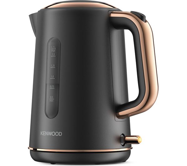 Kenwood Abbey Lux water kettle 1.7L dark grey and rose gold