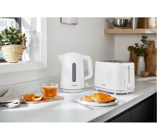 KENWOOD Abbey Lux matte white jug kettle with water level indicator