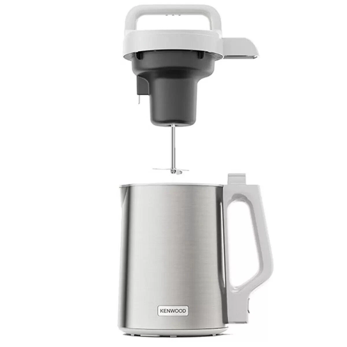 Kenwood SoupEasy 1.5L soup maker blender with stainless steel jug and white lid