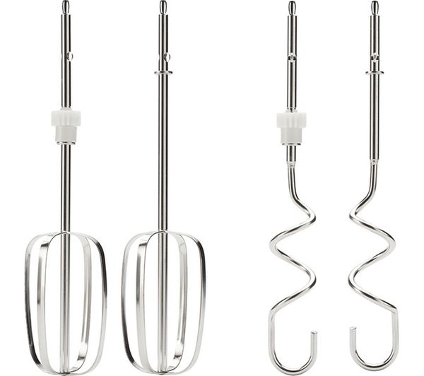 Kenwood HMP30 silver electric hand mixer with whisk and beater attachments