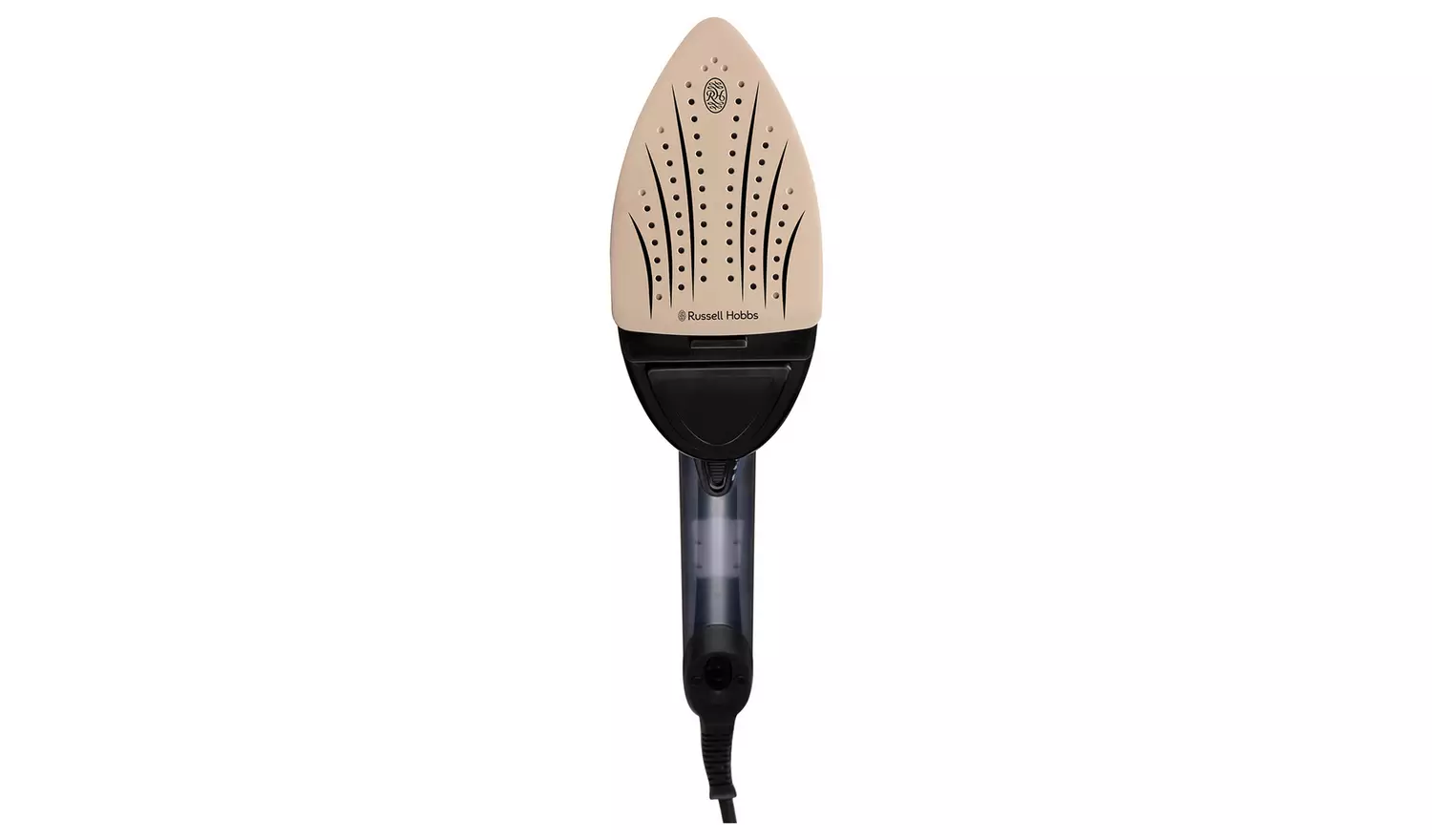 Russell Hobbs Steam Genie 2in1 handheld steamer and iron, cream and black
