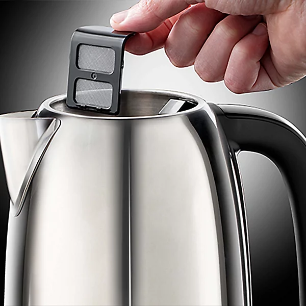 Russell Hobbs Adventure polished stainless steel electric kettle, 1.7L