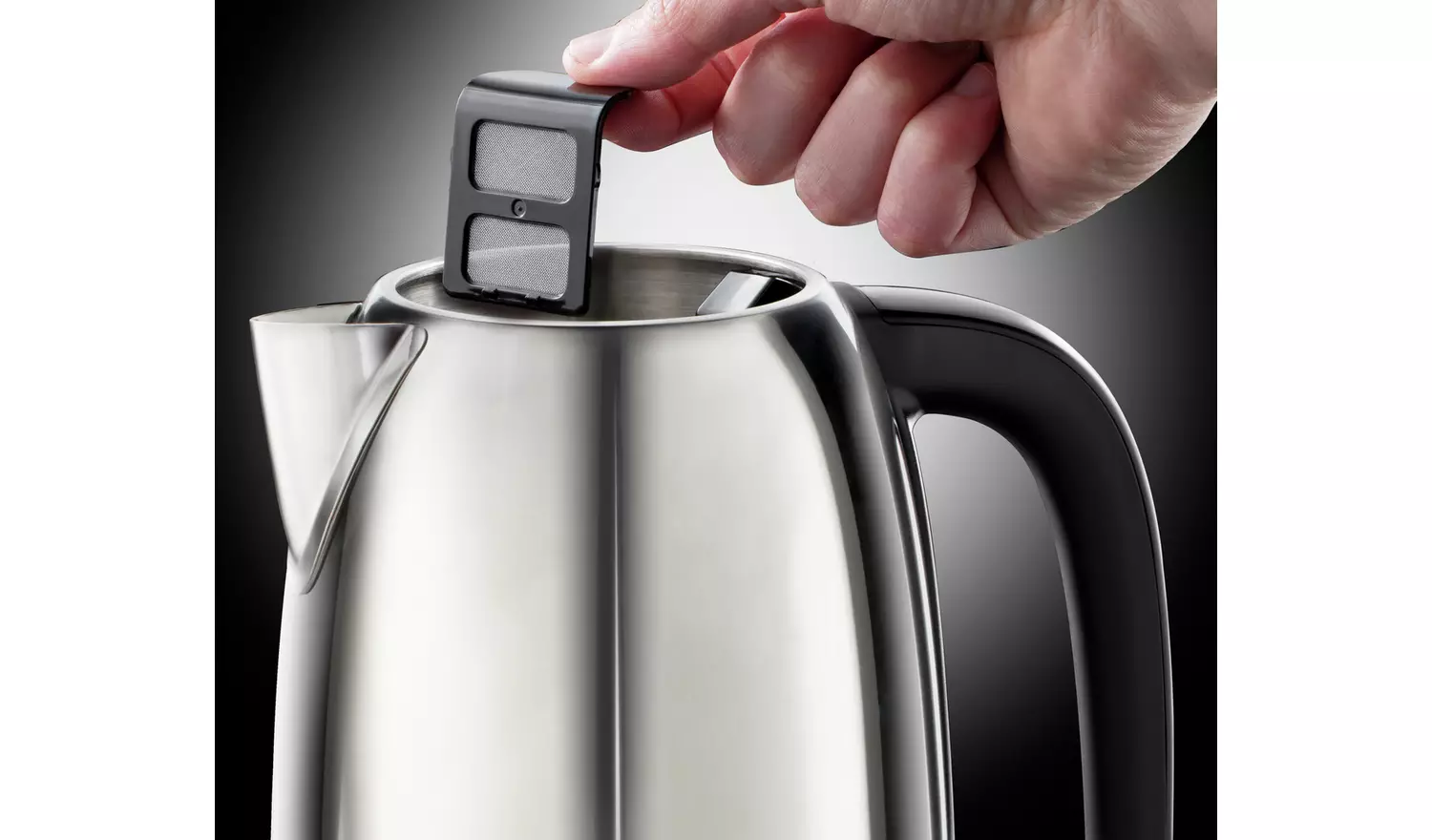 Russell Hobbs Adventure stainless steel electric kettle 1.7 litres with rapid boil