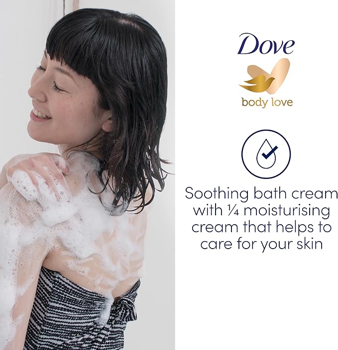 Dove Soothing Almond Oil & Hibiscus Caring Bath 450ml bottle