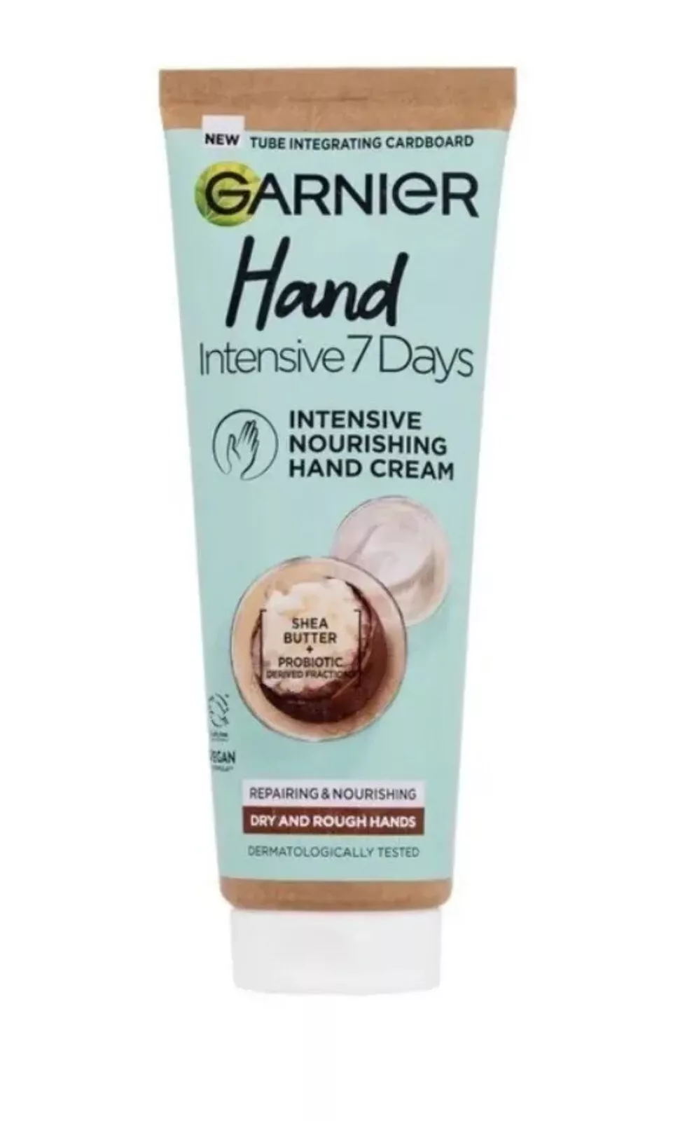 Garnier Hand Intensive 7 Days Shea Butter Probiotic hand cream 75ml tube