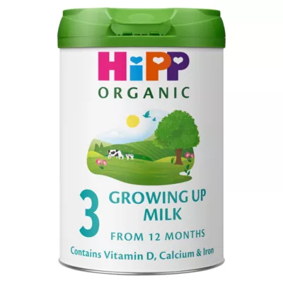 HiPP Organic Growing Up Milk powder formula stage 3, 800g tin for 12 months
