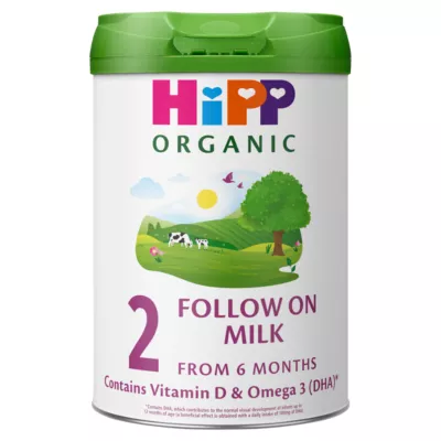 HiPP Organic 2 Follow On Baby Milk Powder Formula, 800g tin, from 6 months