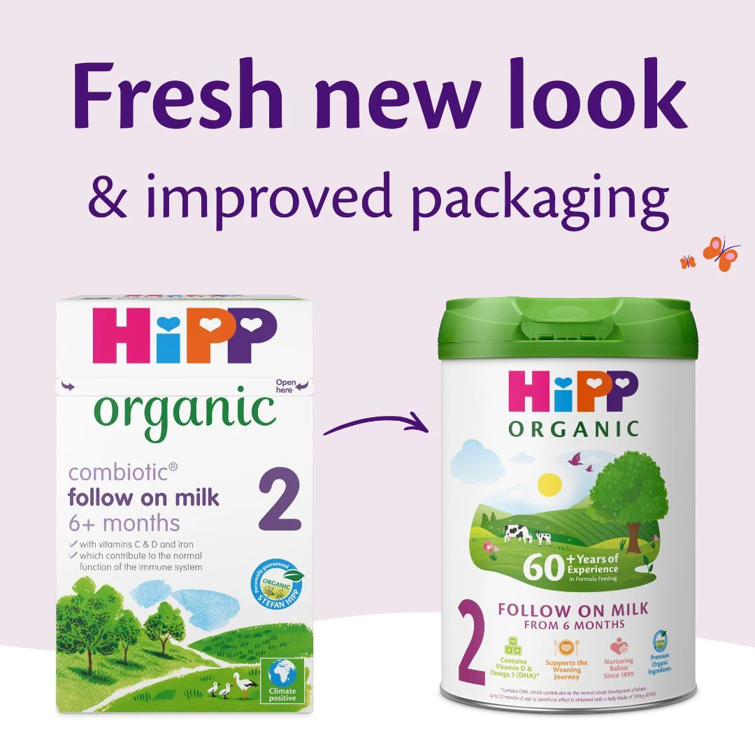 HiPP Organic 2 Follow On Baby Milk Powder Formula, 800g, from 6 months