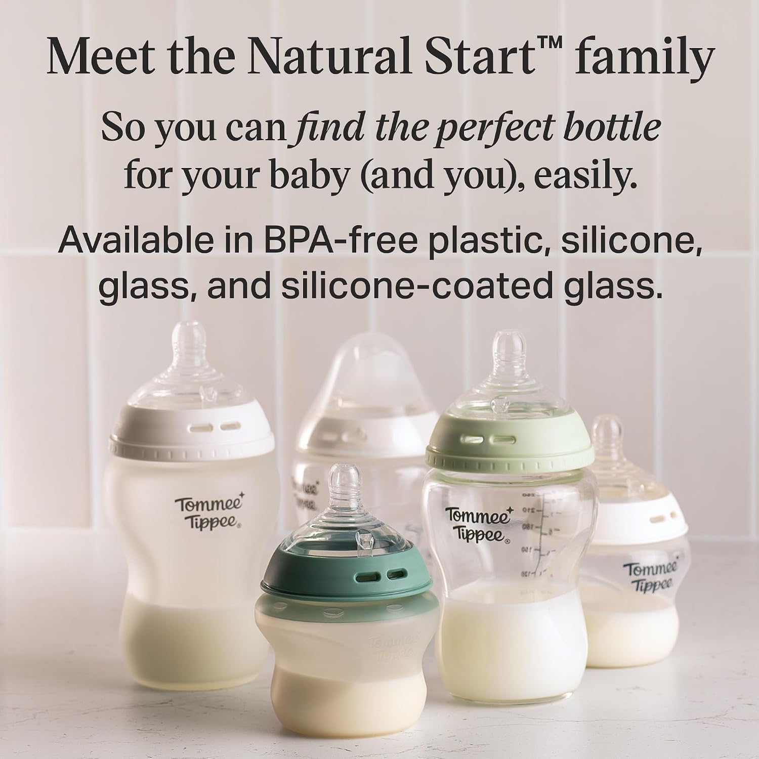 Tommee Tippee Natural Start Glass 1X 150ml Bottle — photo 3