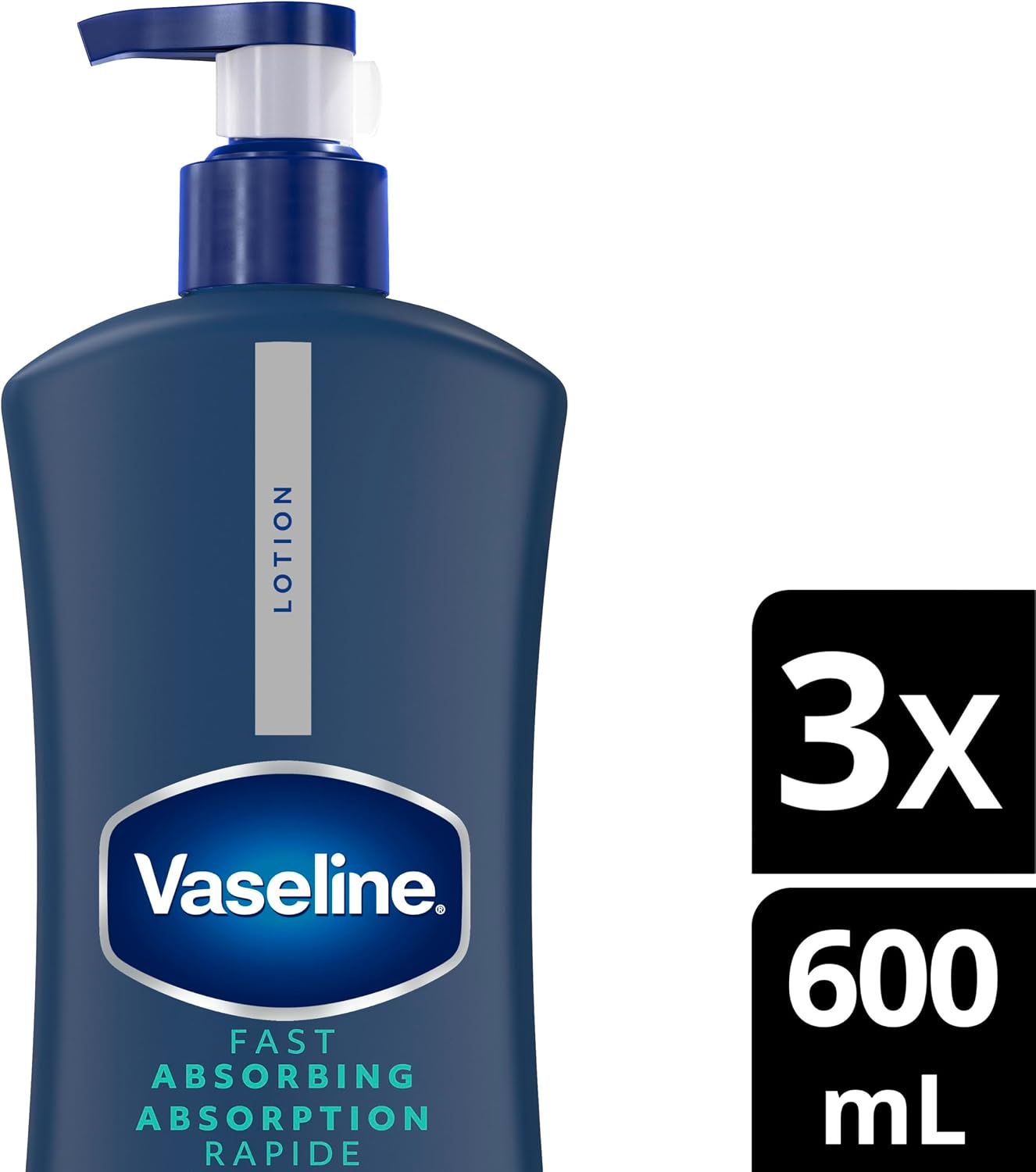 Vaseline Men Fast Absorbing Lotion (600ml) — photo 3