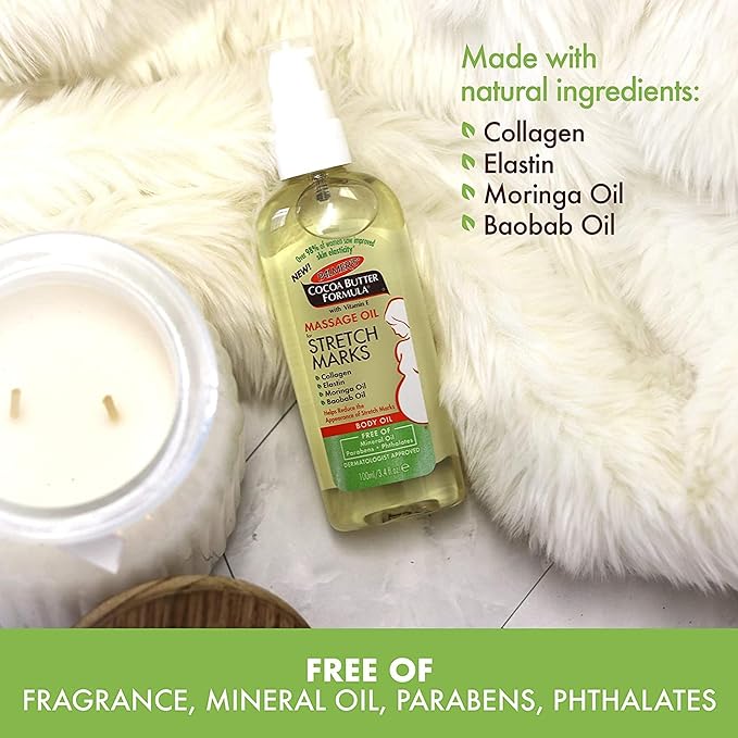 Palmer message oil stretch marks body oil 100ml — photo 4