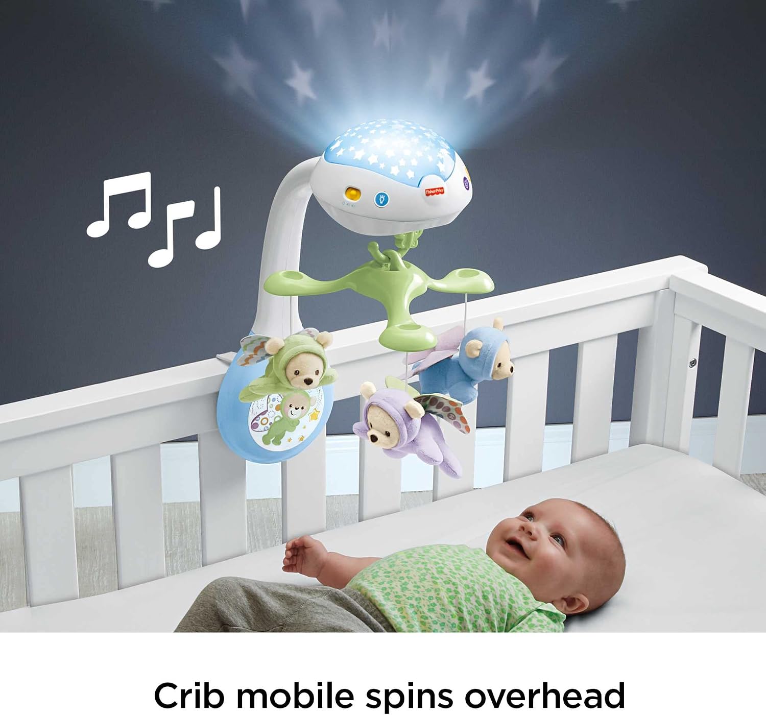 Fisher-Price Butterfly Dreams 3-in-1 Projection Mobile (Model CDN41) — photo 3