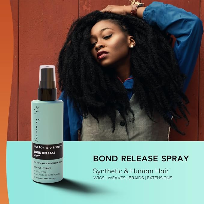 Sunny isle Just for Wig, Weave, Braid, & Extensions - Bond Release Spray 118ml — photo 2