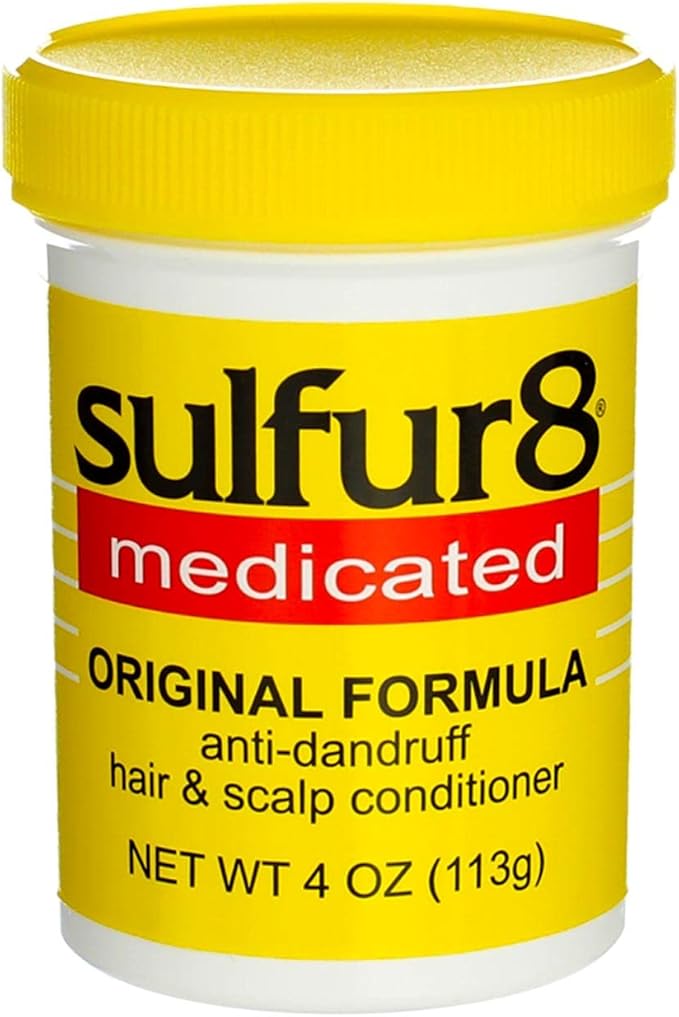 Sulfur8 Medicated Original Formula anti-dandruff hair and scalp conditioner 113g jar