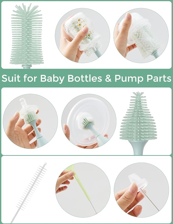 Momcozy Bottle Brush Kit (Innovative Push-Press / Press Bubble Style). — photo 3