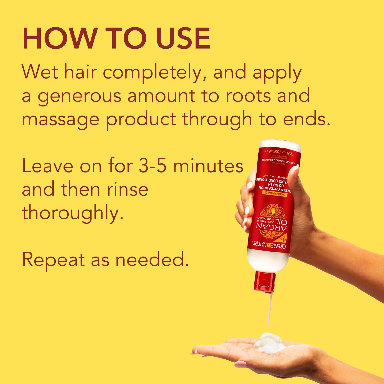 Creme of Nature with Argan Pure-licious co-wash cleansing conditioner 12oz, 12 Ounce — photo 6