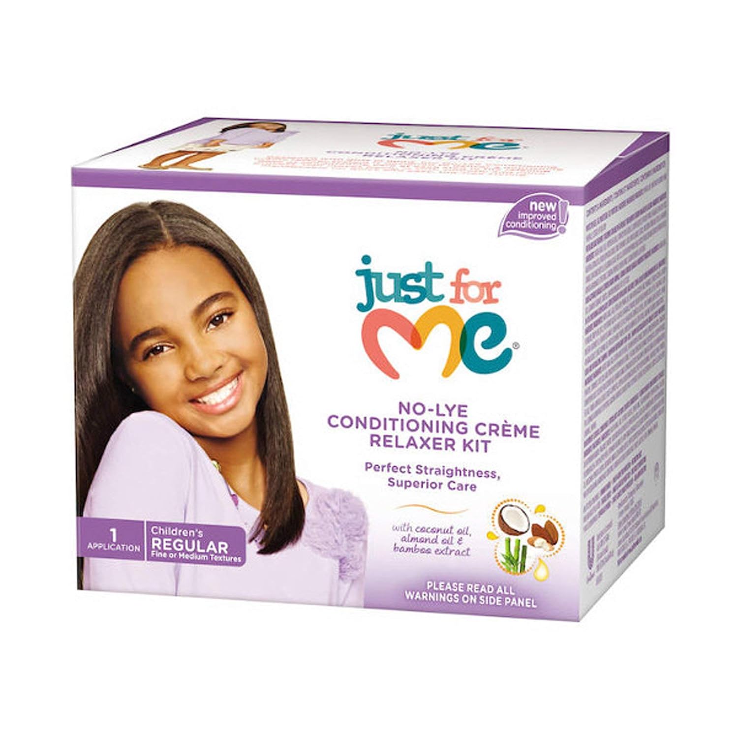 Just For Me No-Lye Regular Conditioning Creme Relaxer Kit (1 Application). — photo 4