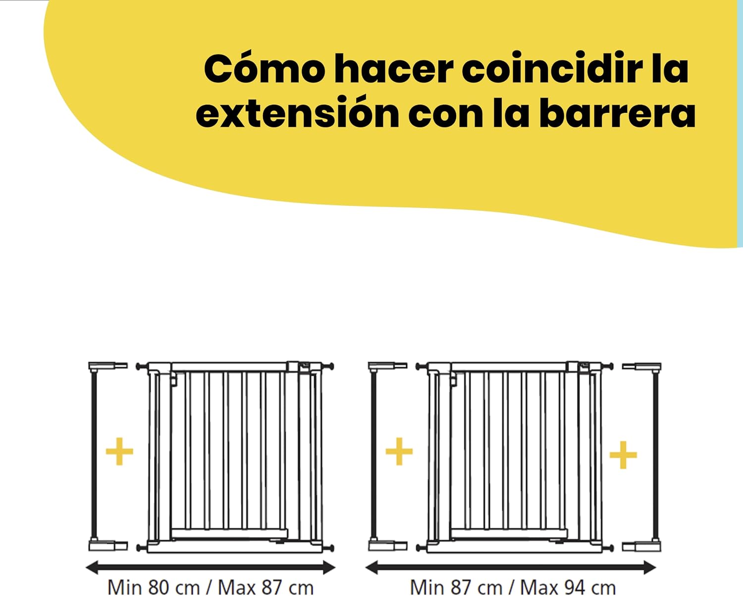 Safety 1st Easy Close Extra Tall Metal 7cm Baby Safety Gate Extension. — photo 2