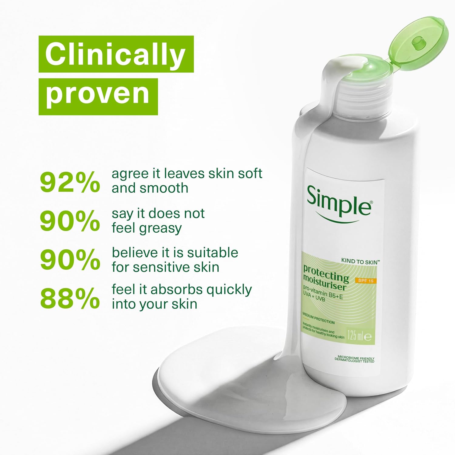 Simple Kind to Skin Protecting Light Moisturiser SPF 15 (125ml). — photo 4