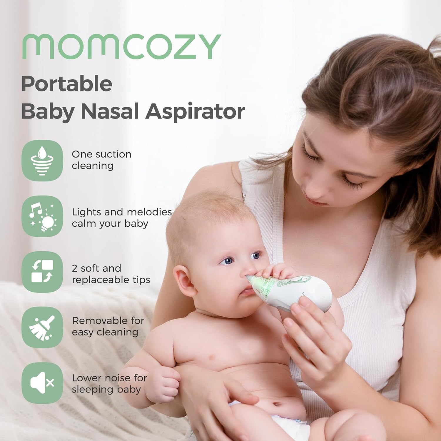 Momcozy Electric Baby Nasal Aspirator — photo 2