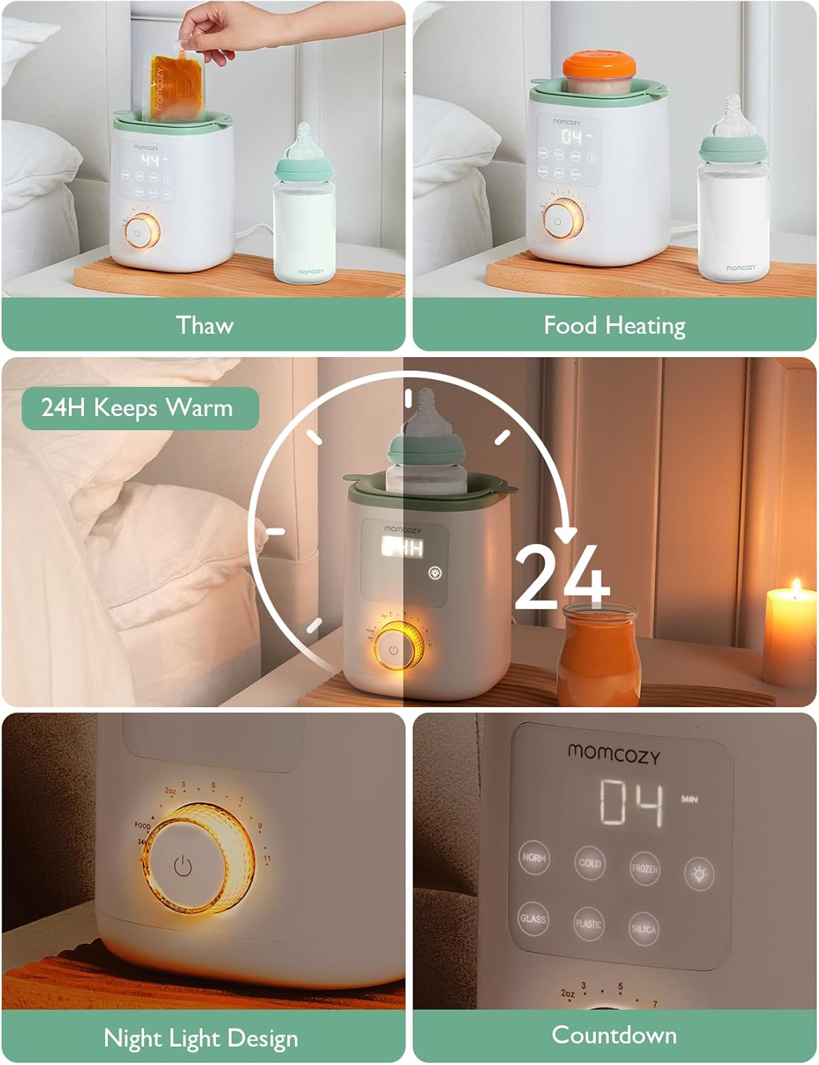 Momcozy Baby Bottle Warmer for Breast Milk, Fullest Nutrients Preserved — photo 6