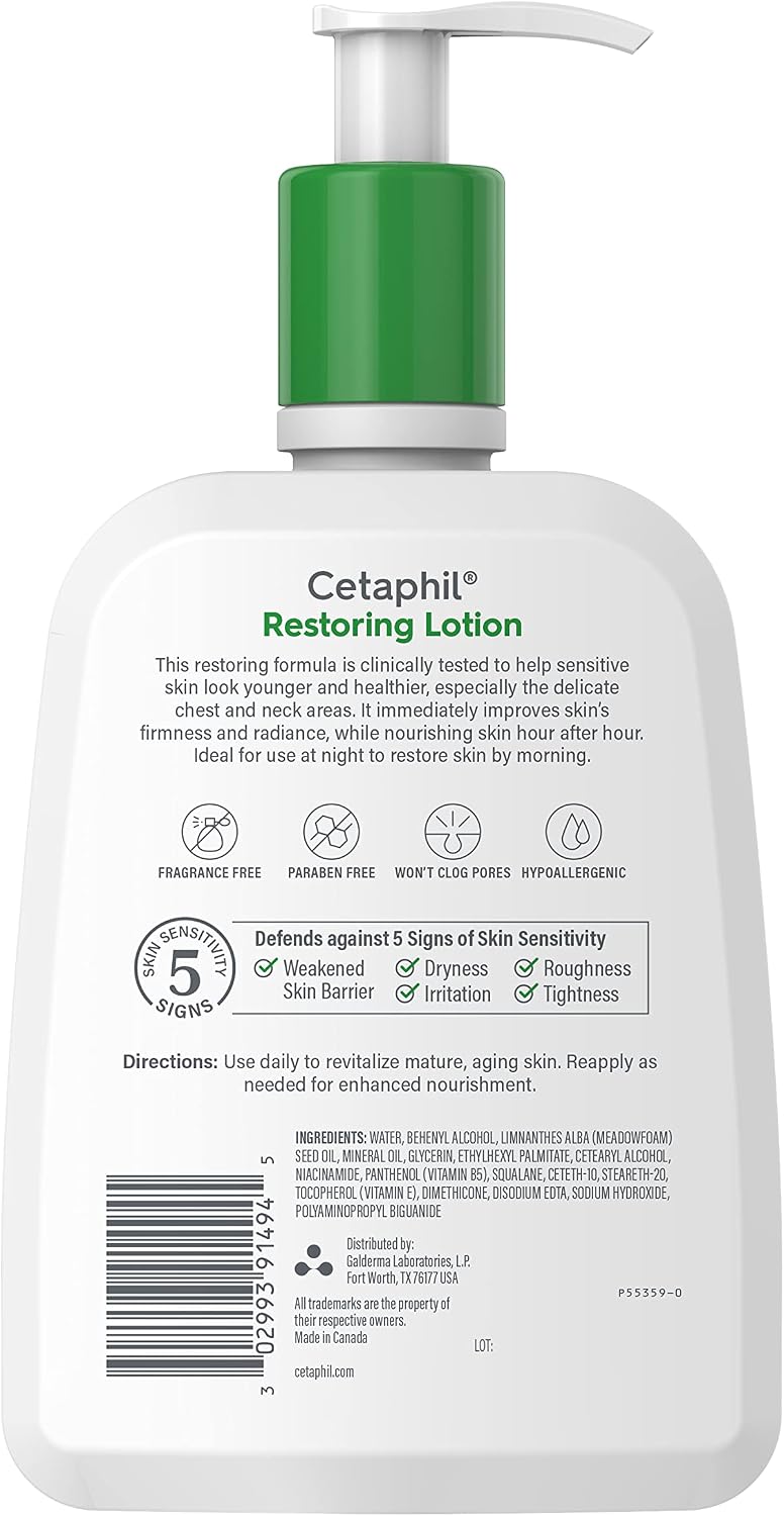 Cetaphil Restoring Lotion with Antioxidants for Aging Skin, 16 oz. Bottle — photo 2