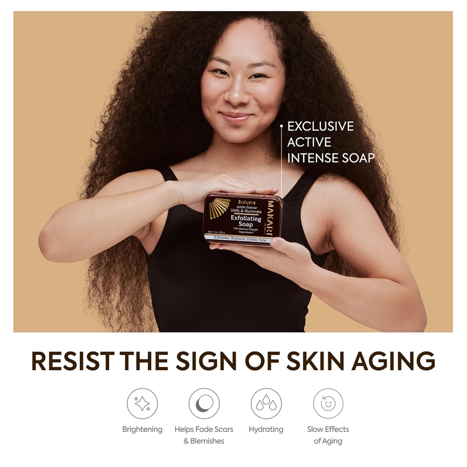 MAKARI EXCLUSIVE ACTIVE INTENSE EXFOLIATING SOAP 200G — photo 4