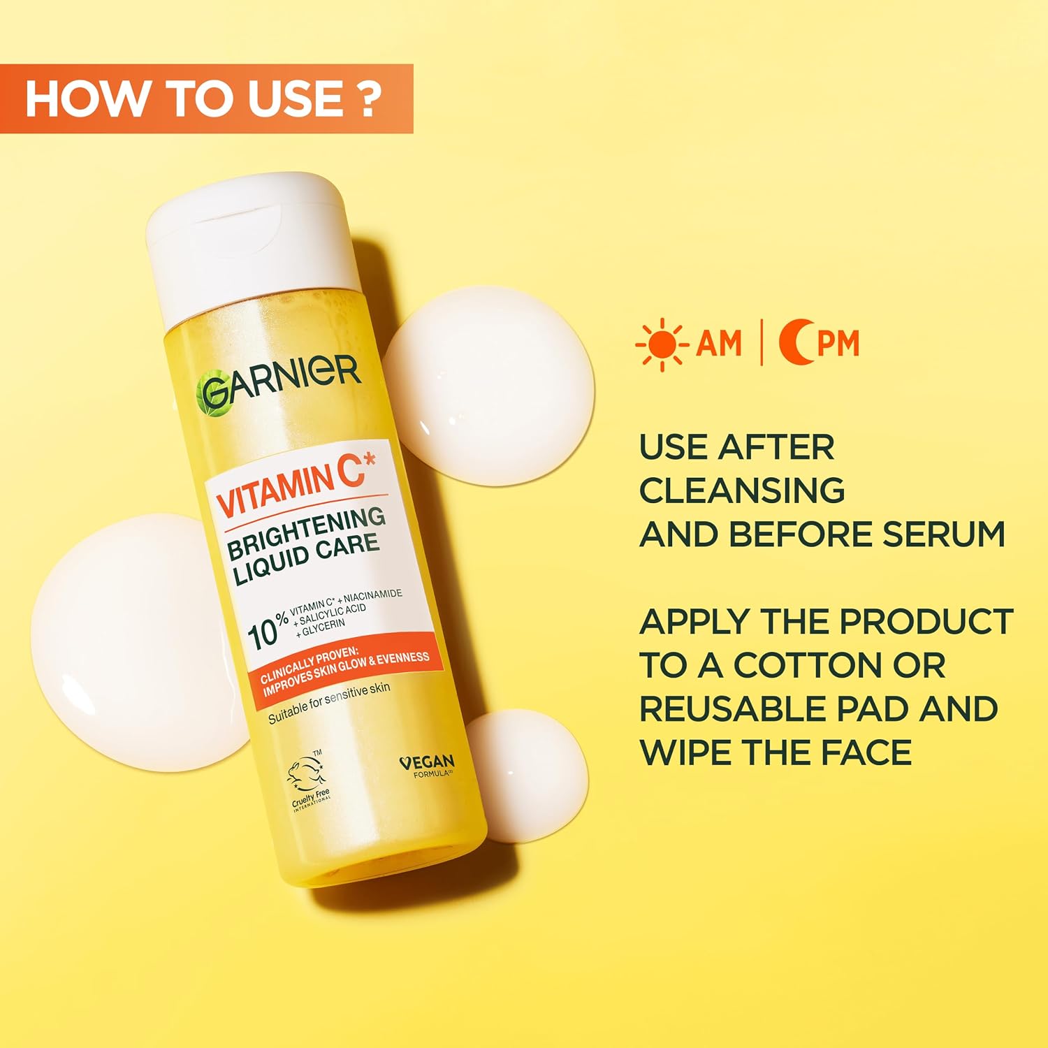 Garnier SkinActive Vitamin C Brightening Liquid Care (120ml). — photo 3