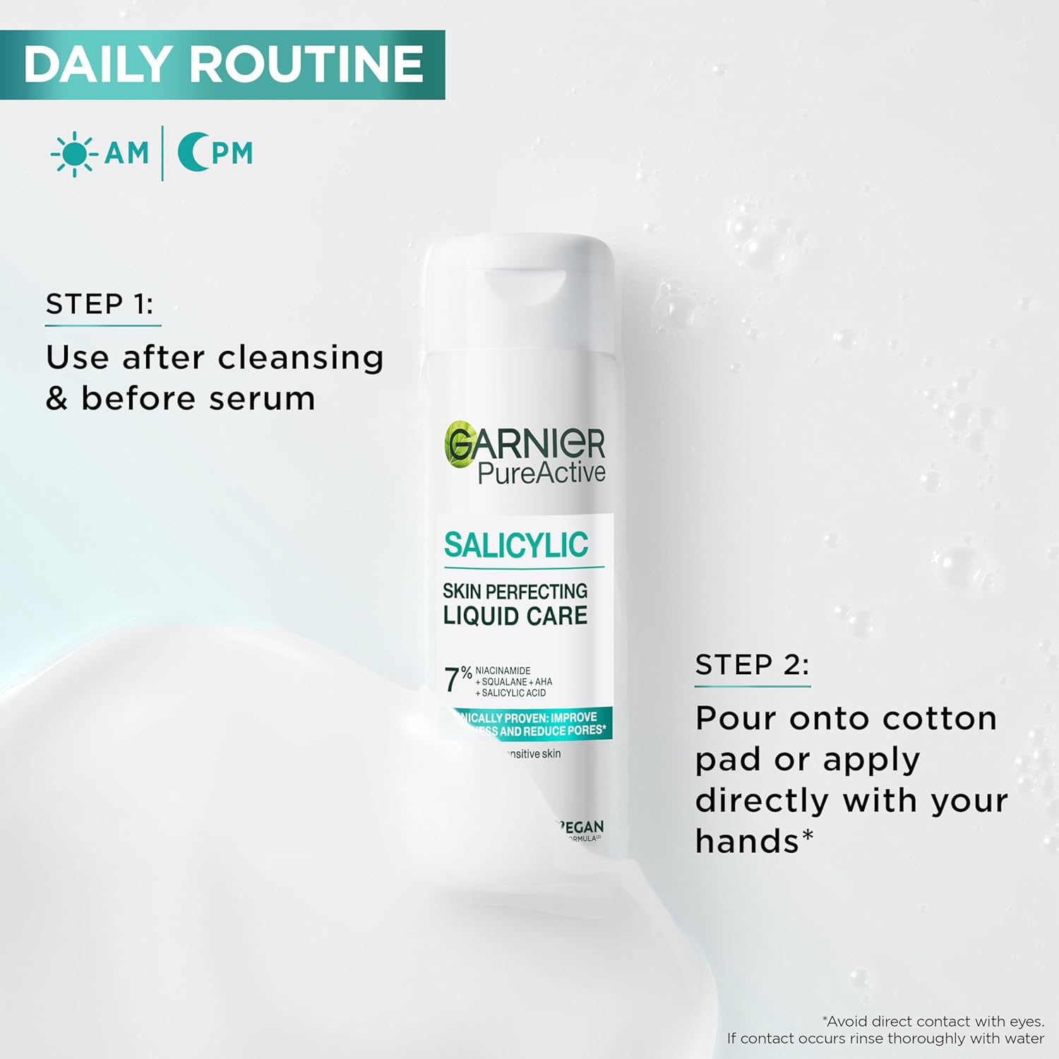 Garnier Pure Active Salicylic Skin Perfecting Liquid Care (120ml). — photo 5
