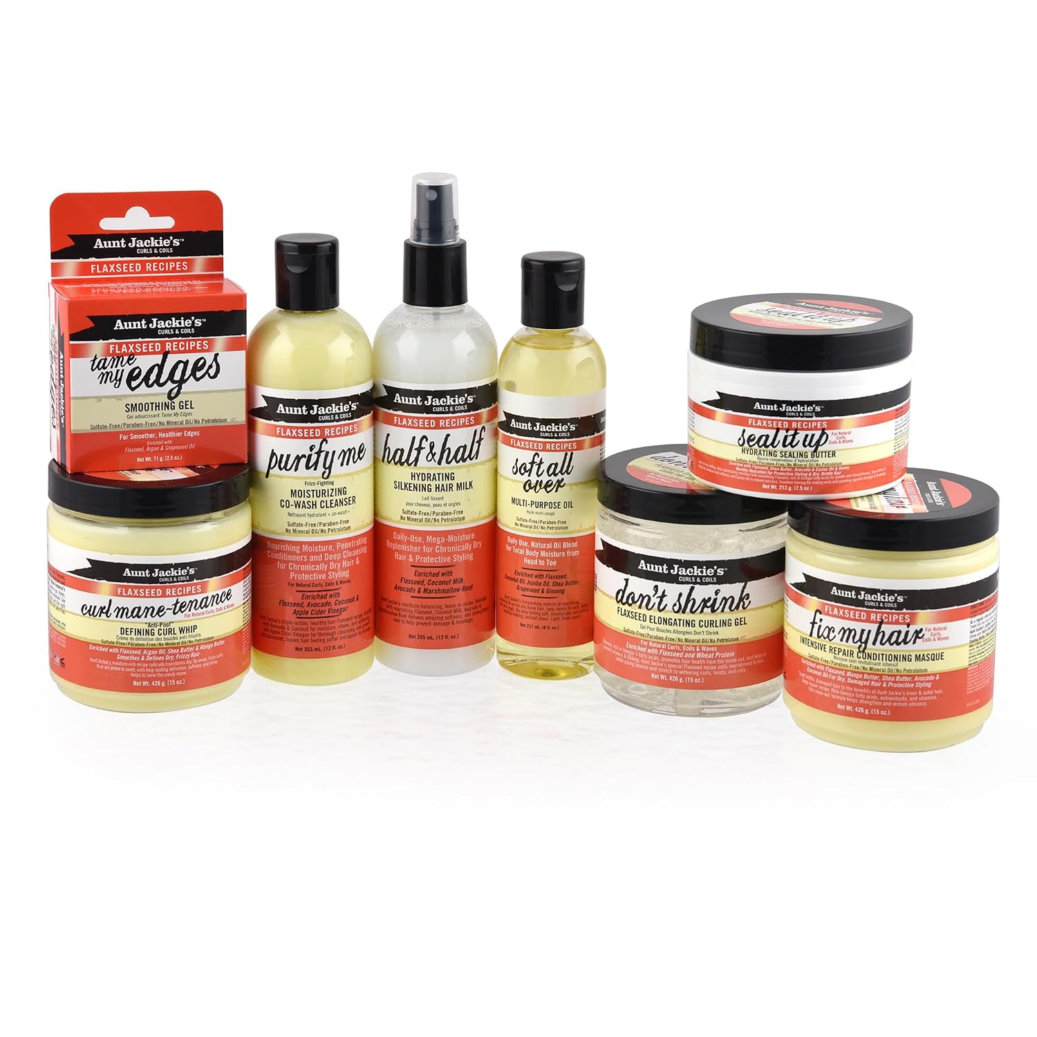 Aunt Jackie's Don't Shrink Flaxseed Elongating Curling Gel (15 oz / 426ml). — photo 2