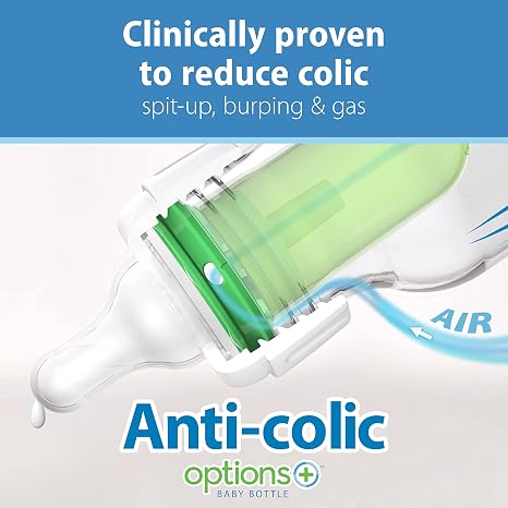 Dr. Brown's Options+ Anti-Colic Plastic Baby Bottle (Narrow Neck, 120 ml / 4 oz) — photo 8