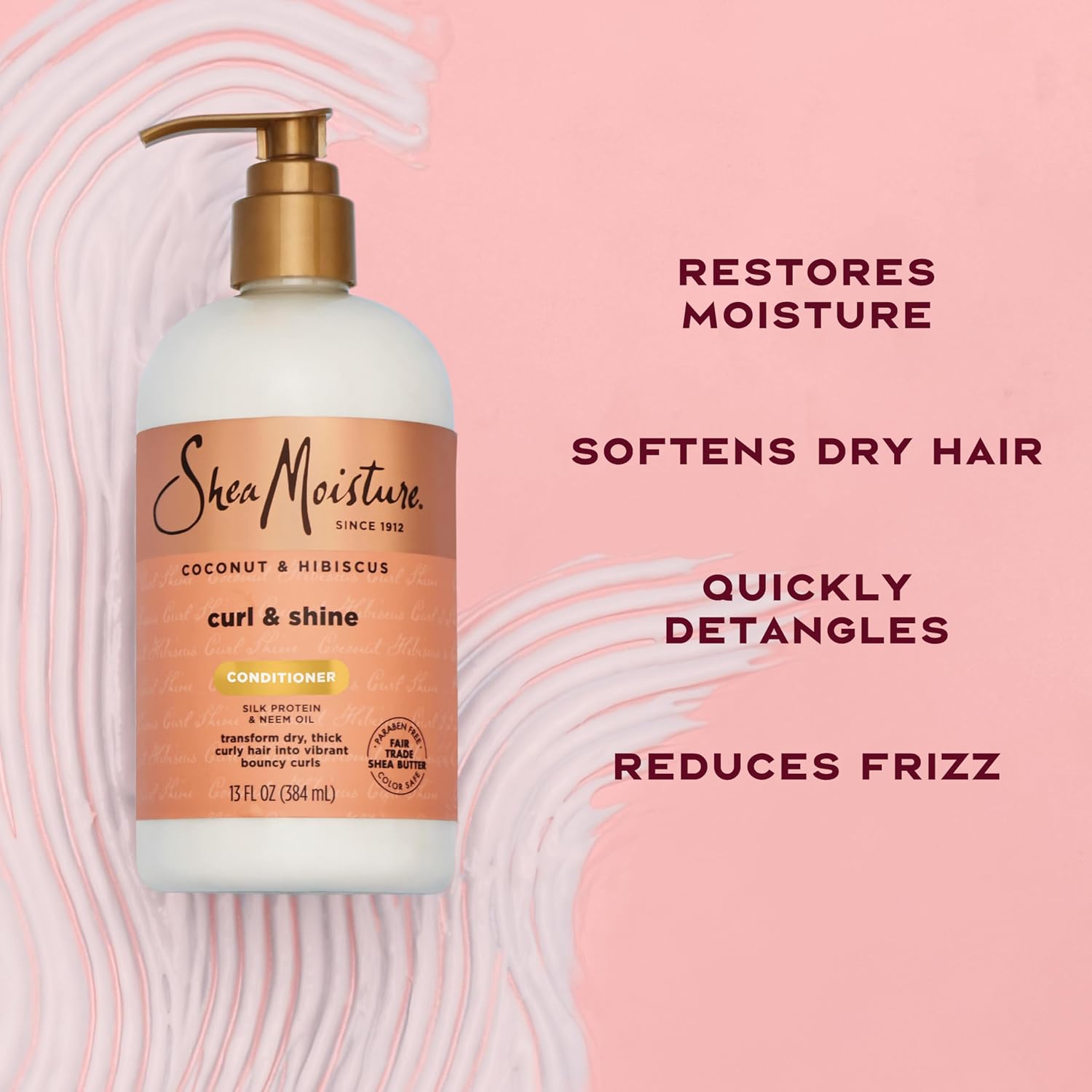 Shea Moisture Curl Shine Silicone Free Conditioner for Curly Hair, 13 Oz — photo 3