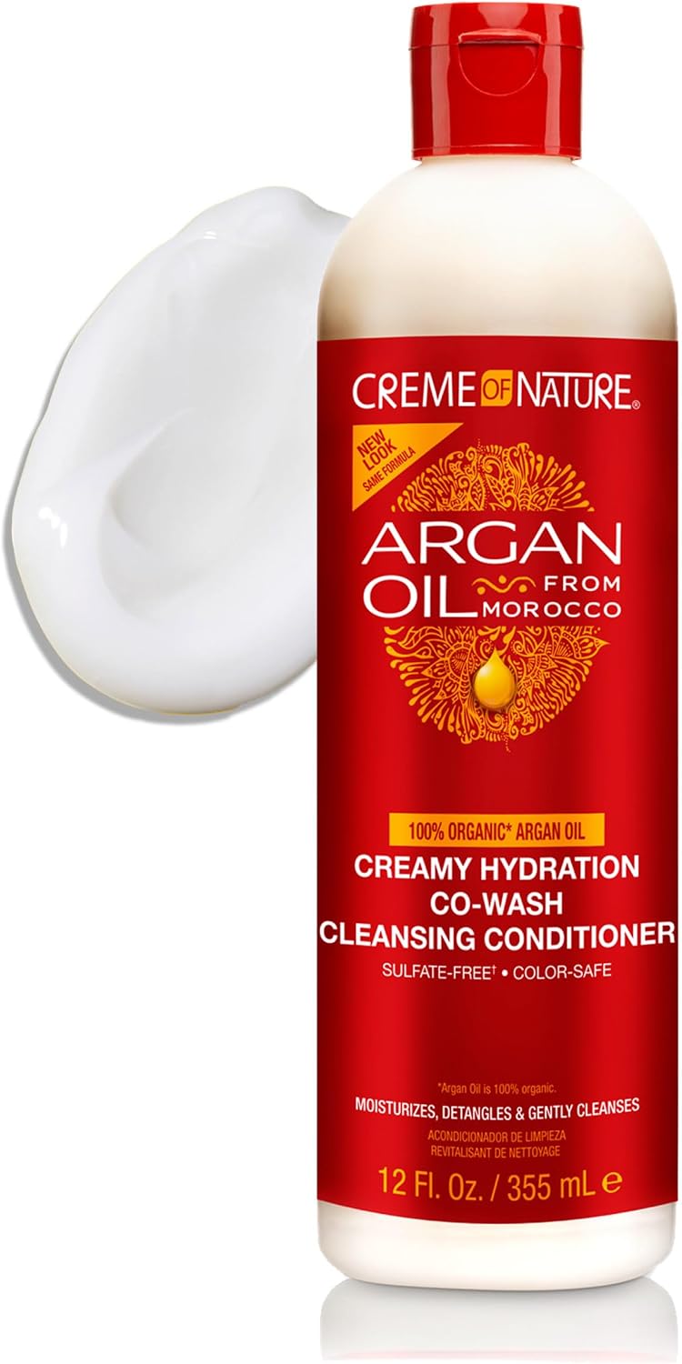 Creme of Nature with Argan Pure-licious co-wash cleansing conditioner 12oz, 12 Ounce — photo 2