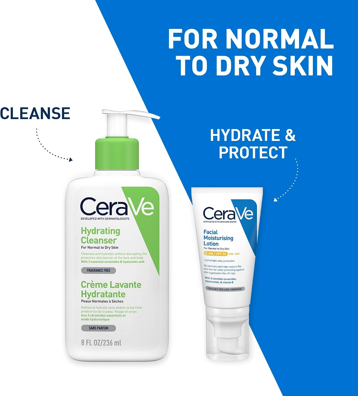 CeraVe AM Facial Moisturising Lotion SPF 50 (52 ml size). — photo 8