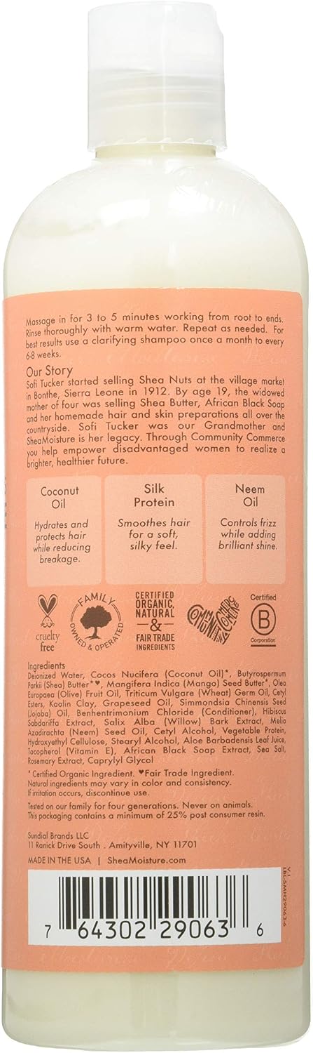 SheaMoisture Coconut & Hibiscus Curl Moisture Co-Wash (354ml / 12 oz) — photo 5