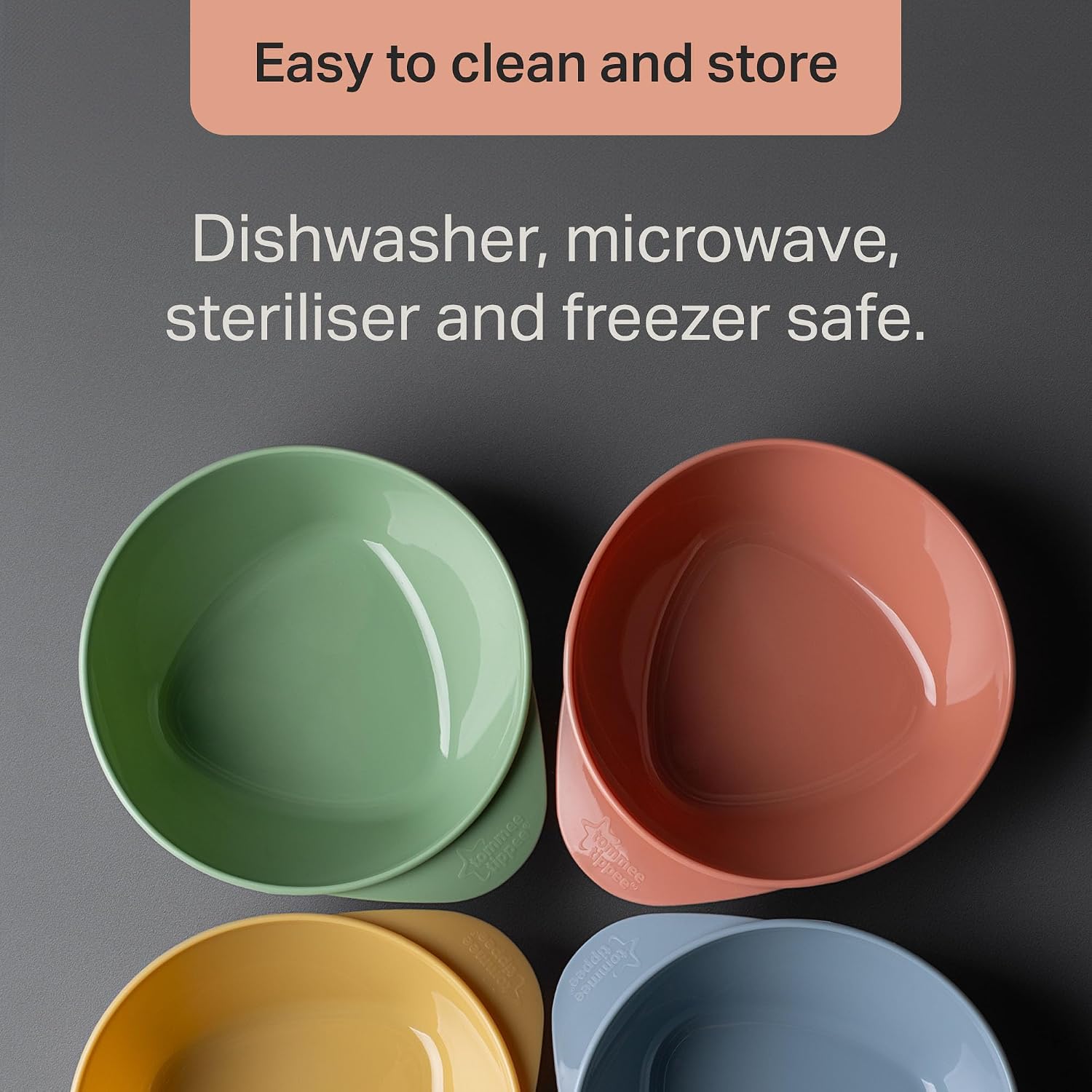 Tommee Tippee Explora Easi Scoop Feeding Bowls (4-Pack) — photo 4
