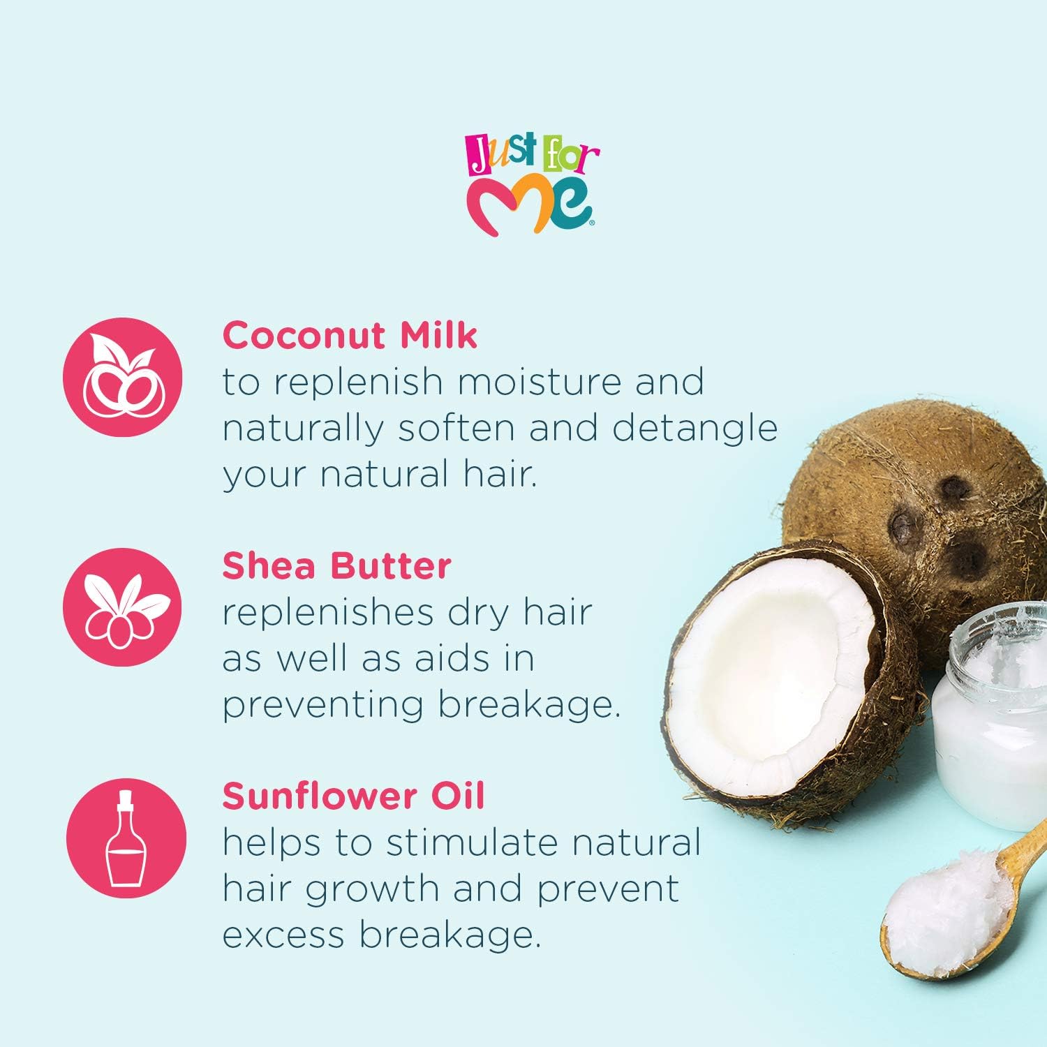 Just for ME Silkening Conditioner for kids Natural Hair milk Just for me 399ml — photo 5
