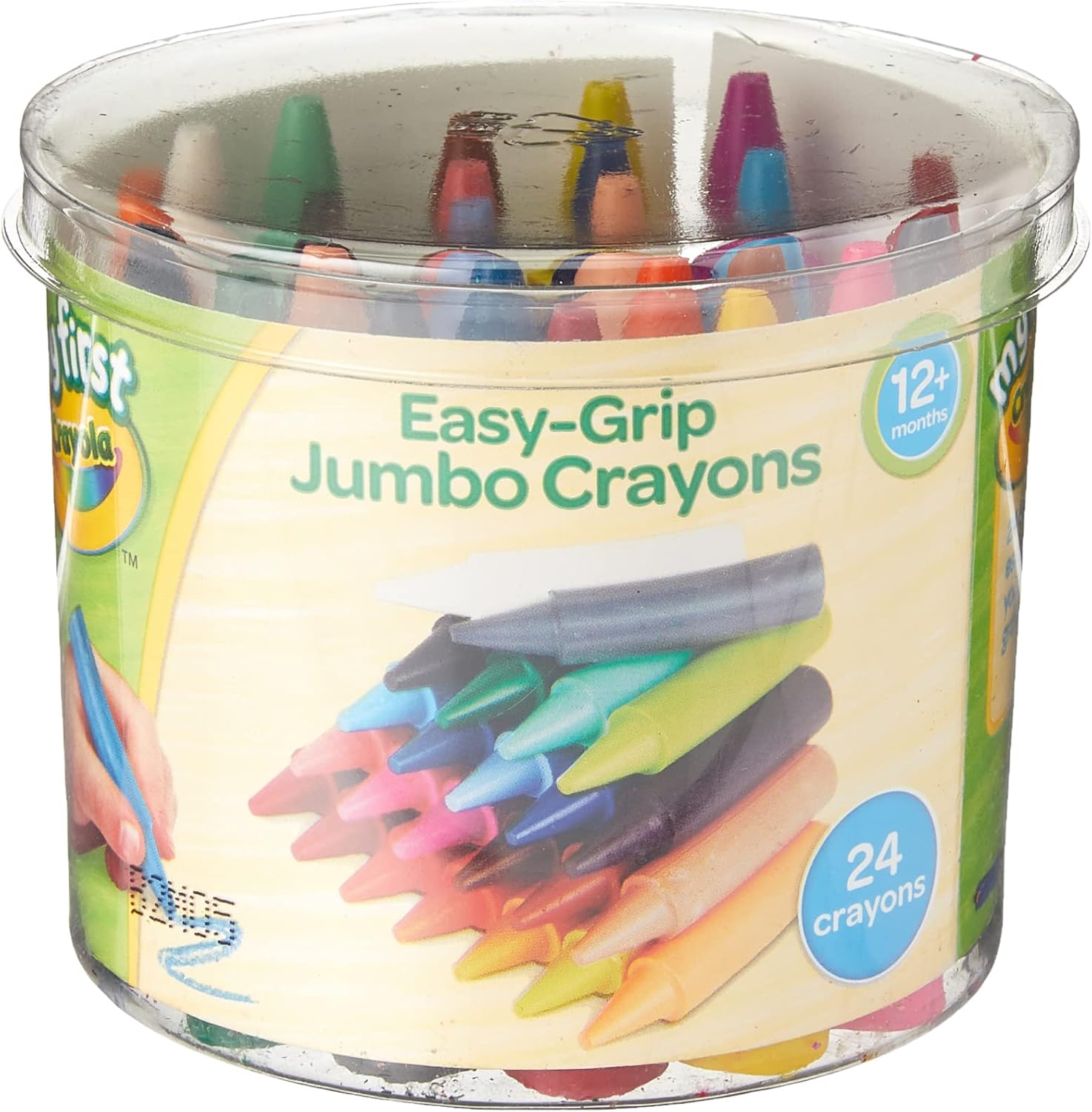 CRAYOLA Jumbo Crayons, Assorted Colors, Great Toddler Crayons, — photo 3