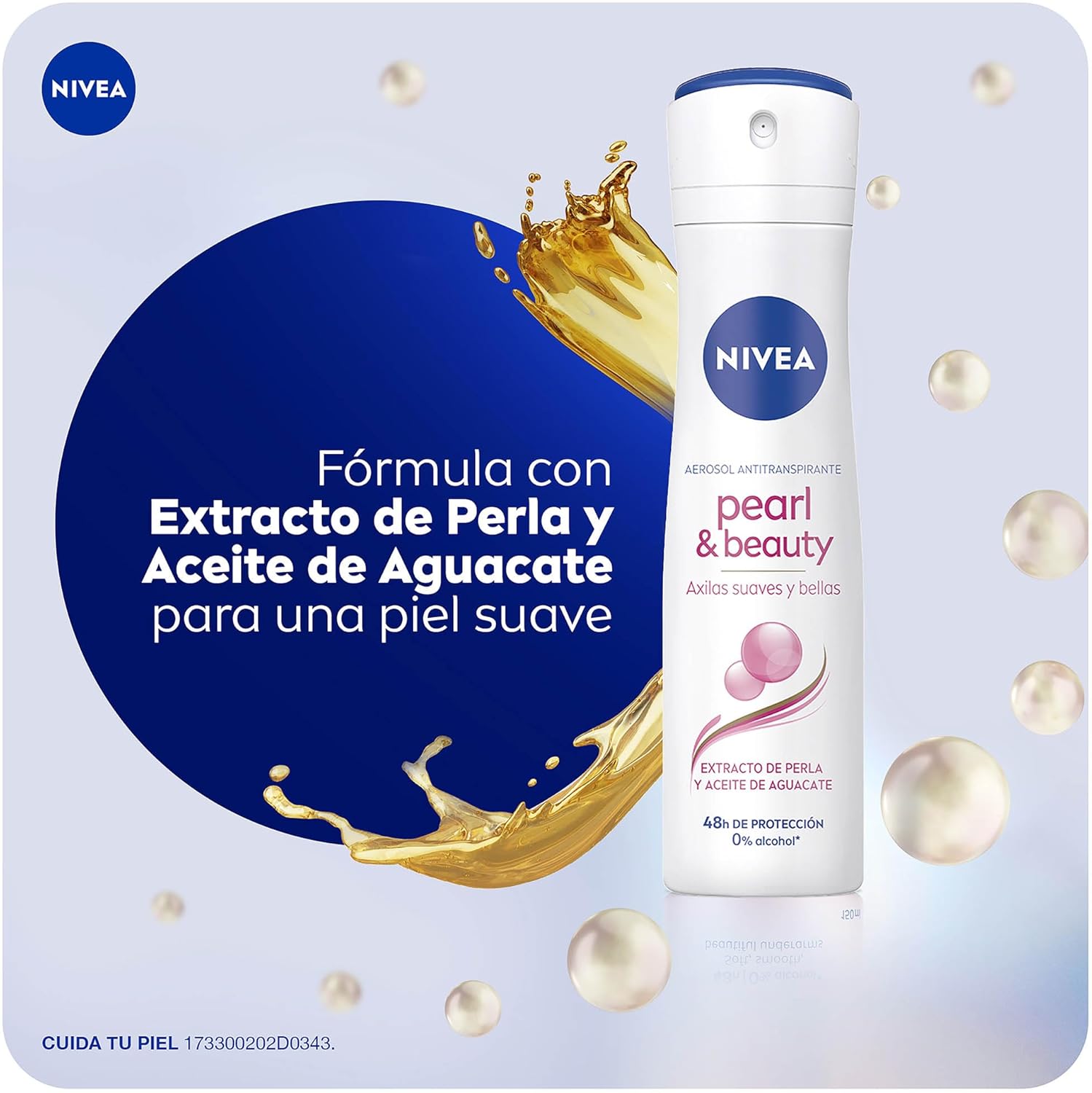 Nivea Pearl & Beauty 48 Hour Deodorant, 150 ml — photo 3