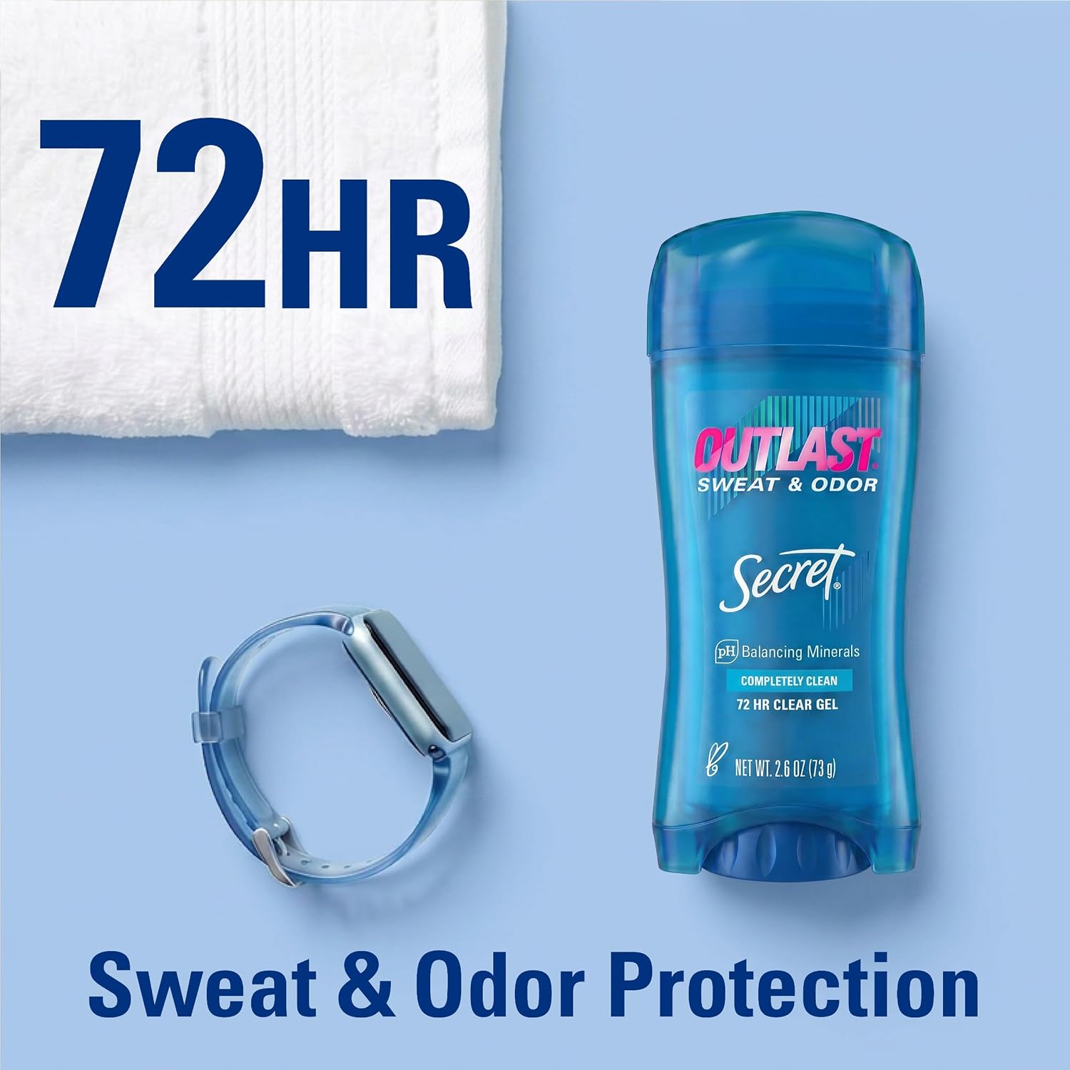 Secret Outlast Clear Gel Antiperspirant & Deodorant Women Completely Clean — photo 3