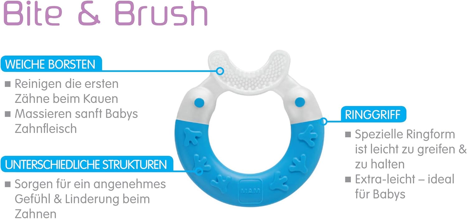 MAM Bite & Brush Teether (3+ Months). — photo 2