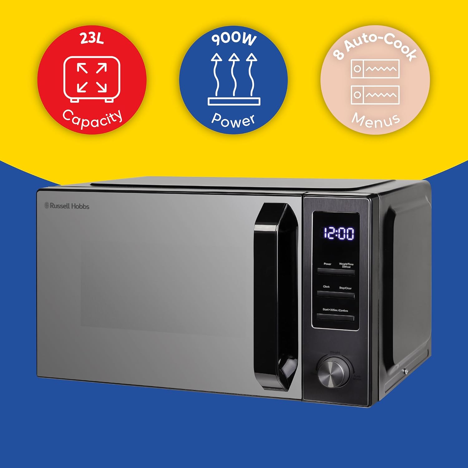 Russell Hobbs RHM2064B 20L Legacy Digital Solo Microwave — photo 8