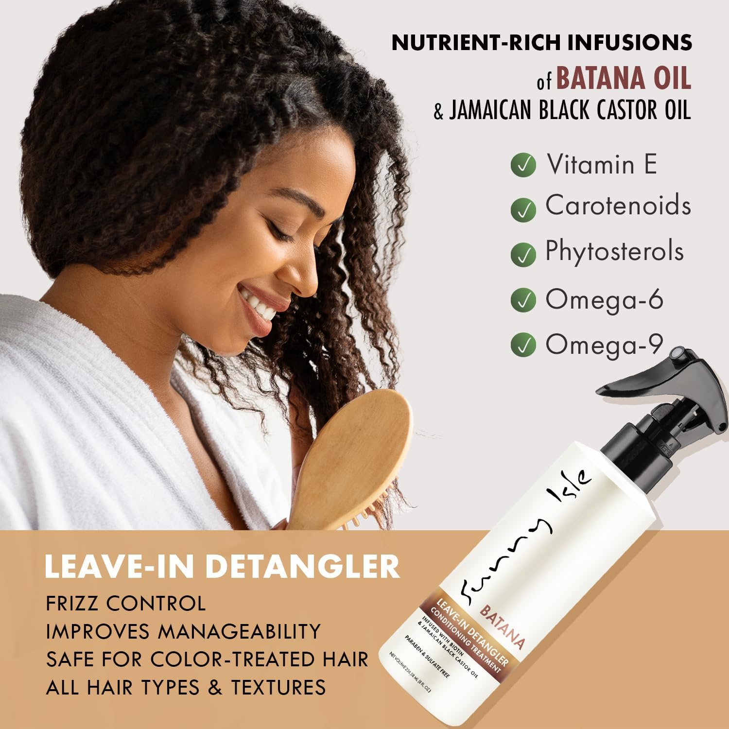 Sunny Isle CBD Leave-In Detangler (8 fl. oz / 237 ml). — photo 8