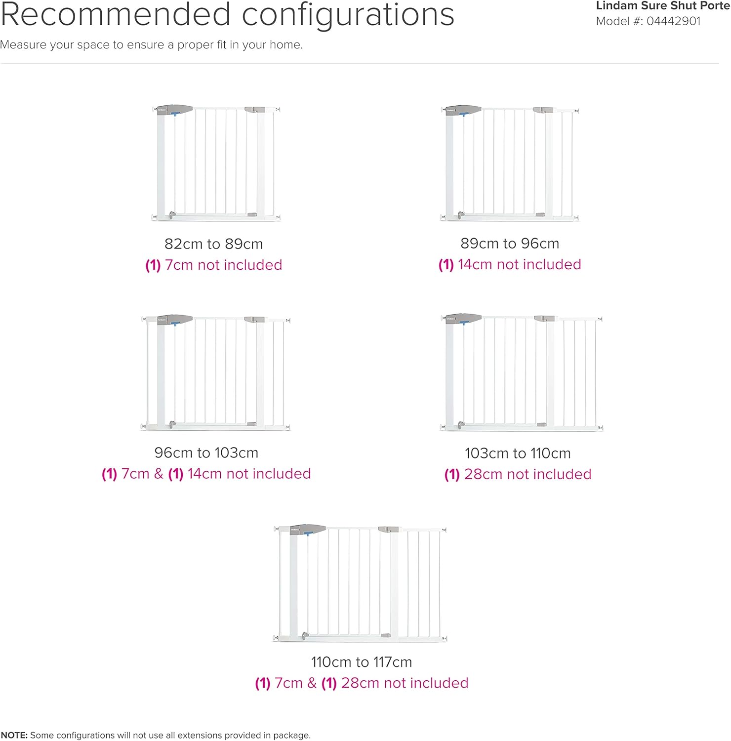 Lindam Sure Shut Porte Safety Gate 117 cm — photo 7