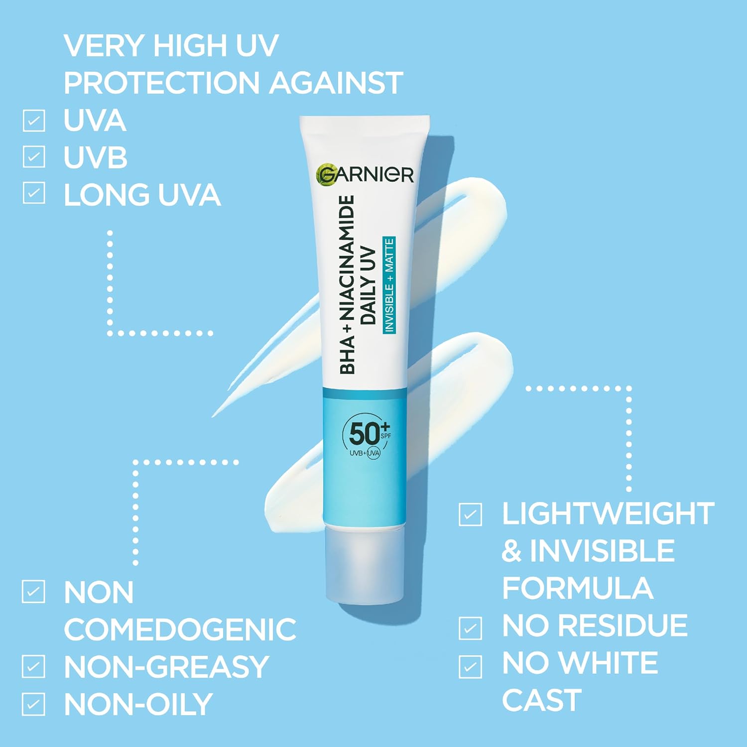 Garnier Pure Active BHA + Niacinamide Daily UV Fluid SPF 50+ (40ml) — photo 8