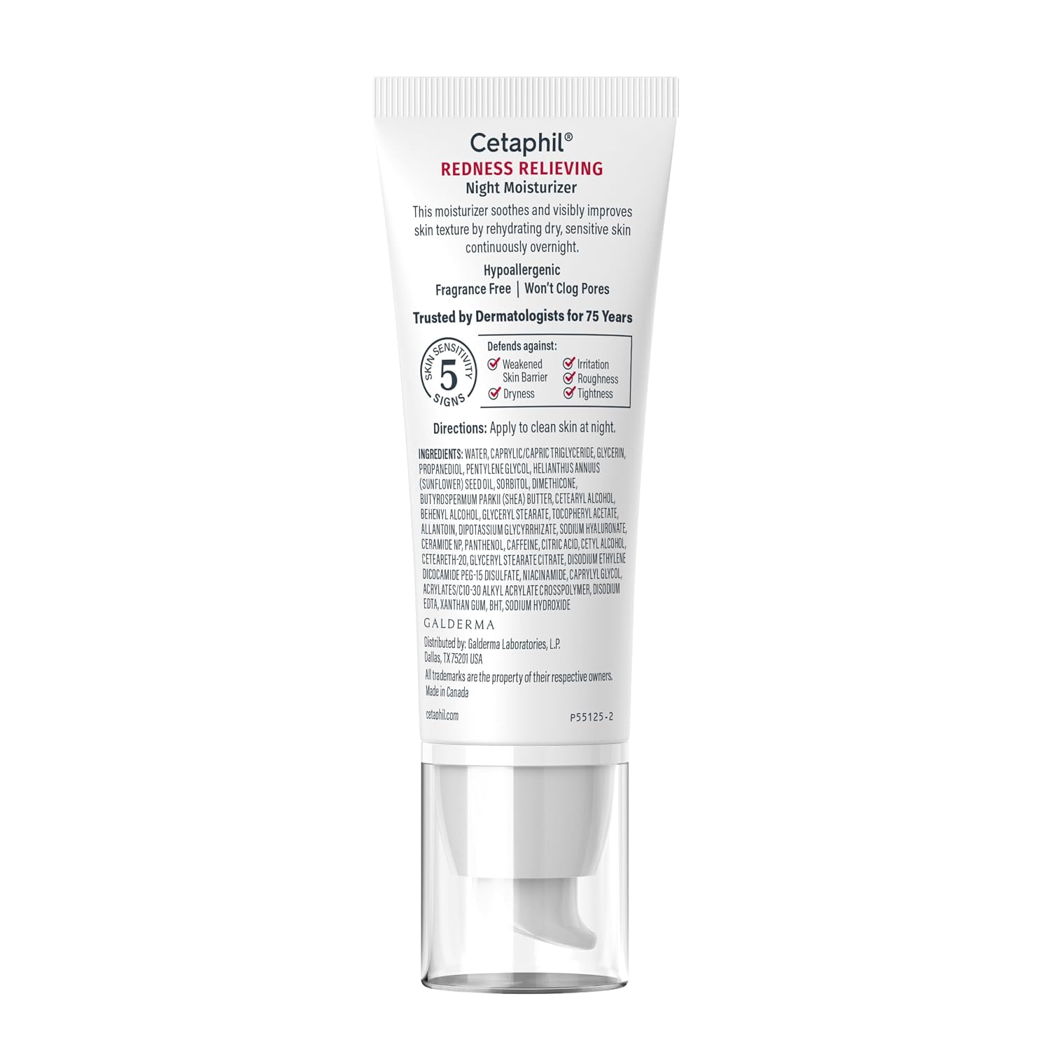 Cetaphil Redness Relieving Night Moisturizer. — photo 2